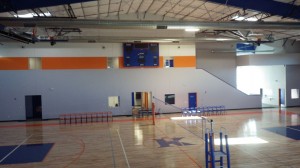 Completed construction on Lewis Center Gym