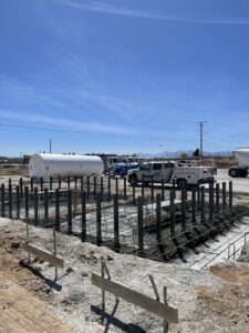Apex Fuel Tank Concrete Slab Hesperia Construction company
