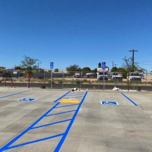 parking lot striping barstow ca