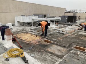 medical center roof demo construction services